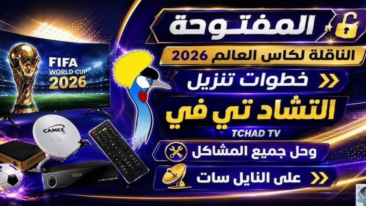 تردد قناة تشاد المجانية للنقل المباشر لكأس العالم